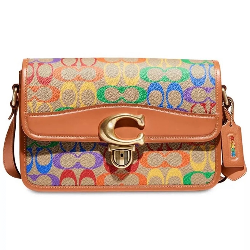 Nwt Coach Studio Tan Multi $450 handbag CA099
